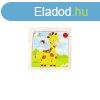 llatos, 9 darabos fa puzzle gyerekeknek - Fejleszt jtk s
