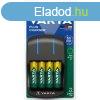 Elemtlt, akku Plug tlt + 4 db AA 2100 mAH Varta