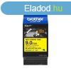 Brother HSE-621E P-Touch szalag 9mm Black on Yellow - 1,5m