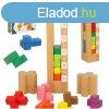 Fa fejleszt montessori blokk jtk