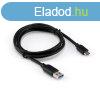 KAB SBOX SX-534691 CTYPE-1/R USB-A - USB-C kbel - 1m - Feke