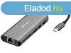 Sandberg USB-C Dock HDMI+LAN+SD+USB100W Black