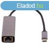 Akyga AK-AD-65 USB Type-C / RJ45 Adapter