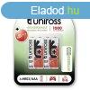 Uniross Hybrio 1000mAh AAA Ni-MH akkumultor 4db/csomag