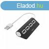 Hama USB 2.0 HUB 4xport Black