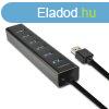 AXAGON HUE-SA7BP USB3.0 Charging Hub Black