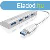 Raidsonic IB-AC6401 4port USB3.0 hub White