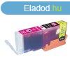 Premium Canon CLI551XL CLI-551XL Magenta Chipes Utngyrtott