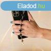 IP 11 Trend Case telefontok virgos, fekete