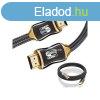 Magas sebessg HDMI 2.1 vide kbel arany csatlakozval 3 m