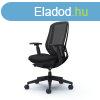 Okamura Sylphy prmium ergonomikus irodai szk - fekete vz,