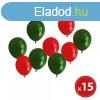 Lufi szett - piros-zld, metlos - 15 db / csomag 58751
