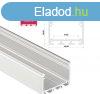 LED Alumnium Profil ILEDO Szles Magas Fekete 1 mter