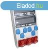 IPARI CSATLAKOZ DOBOZ 6x 2P+F, 2x 5P16A s 1x 5P32A