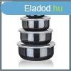 BANQUET Fekete zomncozott tlkszlet, 8 db 13823471