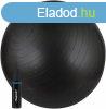 Avento ABS Fitball Black gimnasztika labda pumpval, 65 cm