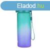 Kulacs OXY CLICK manyag BPA-mentes 600 ml Ombre lila-zld