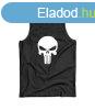 DRAGOWA frfi ujjatlan trik punisher, fekete 160g/m2