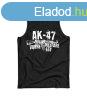 DRAGOWA frfi ujjatlan trik Seneca AK-47, fekete 160g/m2