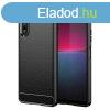 Carbon Case Sony Xperia 10 V rugalmas szilikon carbon tok fe