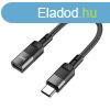 Hoco U107 Type-C - Lightning adapter 3A - fekete