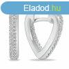 Brilio Silver Ezst szv flbeval cirknium kvekkel EA1186