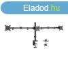 Gembird MA-D3-01 Adjustable Desk 3-Display Mounting Arm 17?-