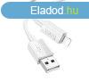 HOCO X107 adatkbel (USB - lightning, 2.4A, 100cm) FEHR App