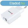 Hlzati Adapter Swissten 1xUSB-C+1xUSB 30W, PD, fehr