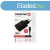 Tlt Swissten Smart IC 2.1A 2 USB konektor, adatkbel, USB/