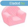 Gyermek fotel Velvet New Baby Felhcske rzsaszn