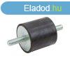 Rezgscsillapt gumibak Gopart 1. tpus M6 - 25 x 25 mm (V2