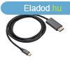 Akyga AK-AV-16 USB-C - DisplayPort kbel 1,8m