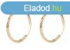 Guess Aranyozott flbeval Hoops I Did It Again JUBE04193JWY