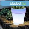 Szolr virgcserp - 4 hidegfehr LED - 16,5 x 19 cm