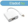 Akyga AK-AD-53 USB Type-C/HDMI Adapter White