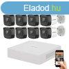 Hikvision 8 megapixeles 8 kamers kamerarendszer 30 mter l