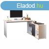 KONDELA rasztal, fehr/szrke, DALTON 2  NEW VE 02