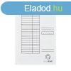 Iratgyjt, plys dosszi A4, 230g. karton tblzatos Bluer