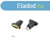 Equip talakt - 118909 (HDMI-DVI(24+1), apa/anya, fekete)