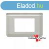 Legrand Program Mosaic keret 1x3 modulos, alumnium , Legran