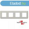 Legrand Program Mosaic keret 4x2 modulos, alumnium , Legran