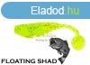 L&K Floating Shad gumihal 4,5cm 5db csomagban - szn CHR