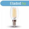 4W E14 LED filament gyertya g hideg fehr