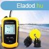 Fish Finder LCD kijelzs hordozhat halradar