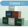 Clock Wood kocka/tglalap ra- Modern, Egyedi, Lenygz