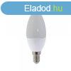 LED gyertya, E14, 6W, 230V, meleg fehr fny - dimmelhet