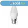 LED gyertya, B22, C35, 6W, 230V, fehr fny