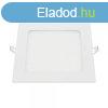 LED panel (modul), 24W, bepthet, ngyszgletes, meleg feh