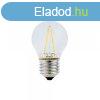 LED gmb, E27, G45, 2W,200LM, meleg fehr fny, FILAMENT